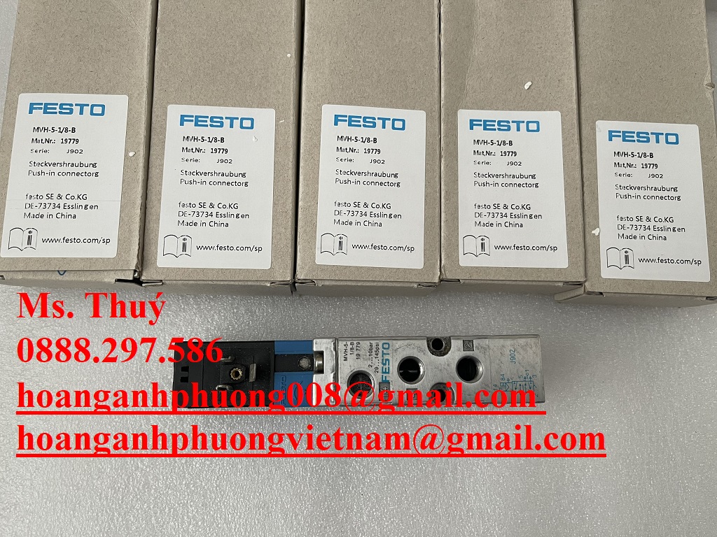 Van điện từ Festo MVH-5-1/8-B  Phân phối Hoàng Anh Phương
