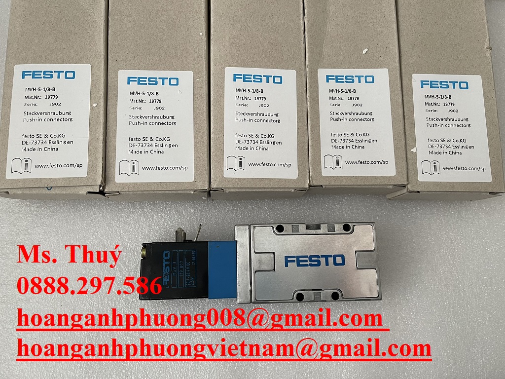Van điện từ Festo MVH-5-1/8-B  Phân phối Hoàng Anh Phương