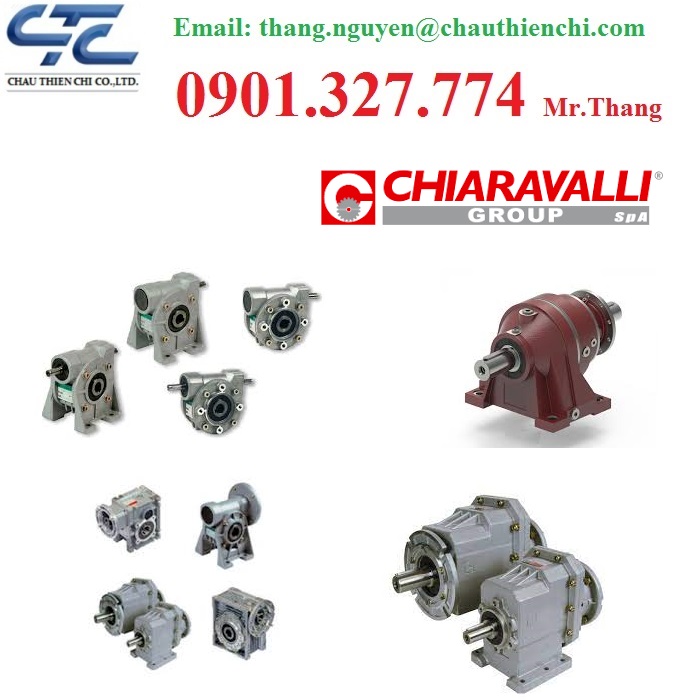 Hộp giảm tốc Chiaravalli chính hãng Hãng Italy
