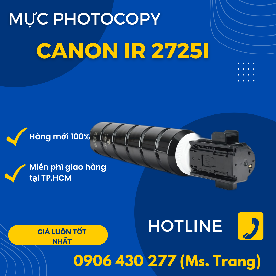 Máy photo Canon ir 2725i new 2023 giá tốt