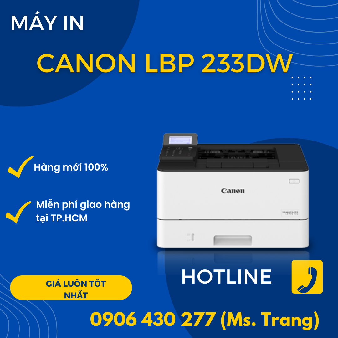 Máy in 33 trang/phút A4 Canon LBP 233DW giá tốt nhất