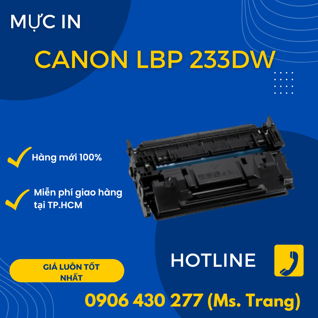 Máy in 33 trang/phút A4 Canon LBP 233DW giá tốt nhất