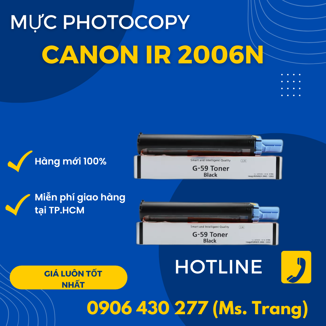 Máy photocopy Canon 2006N giá tốt, BH chính hãng