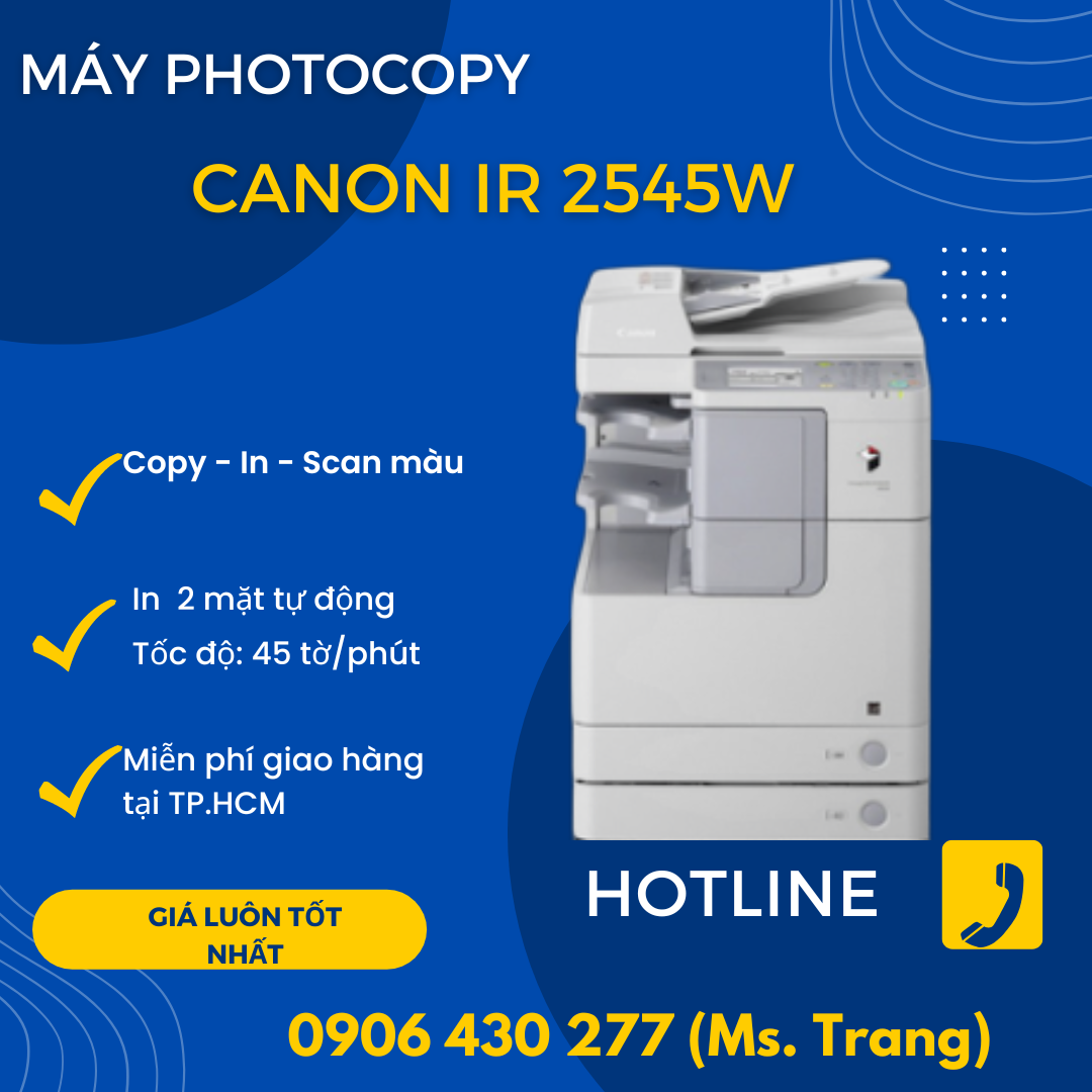 Mực máy photocopy Canon 2545/2545w giá rẻ