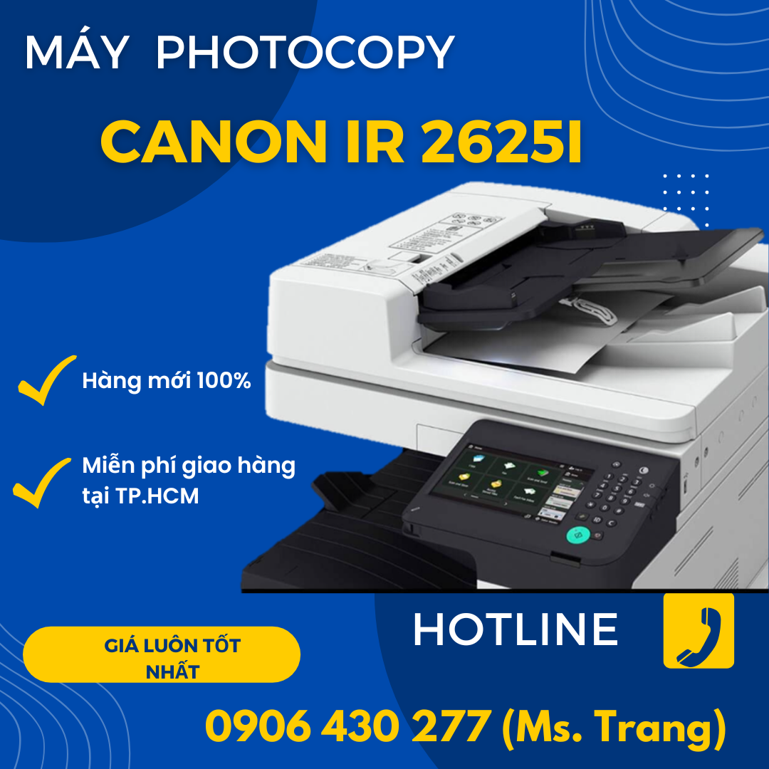 Máy photocopy Canon 2625i (copy/in/scan/khổ giáy A3) giá rẻ