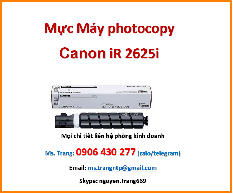 Máy photocopy Canon 2625i (copy/in/scan/khổ giáy A3) giá rẻ