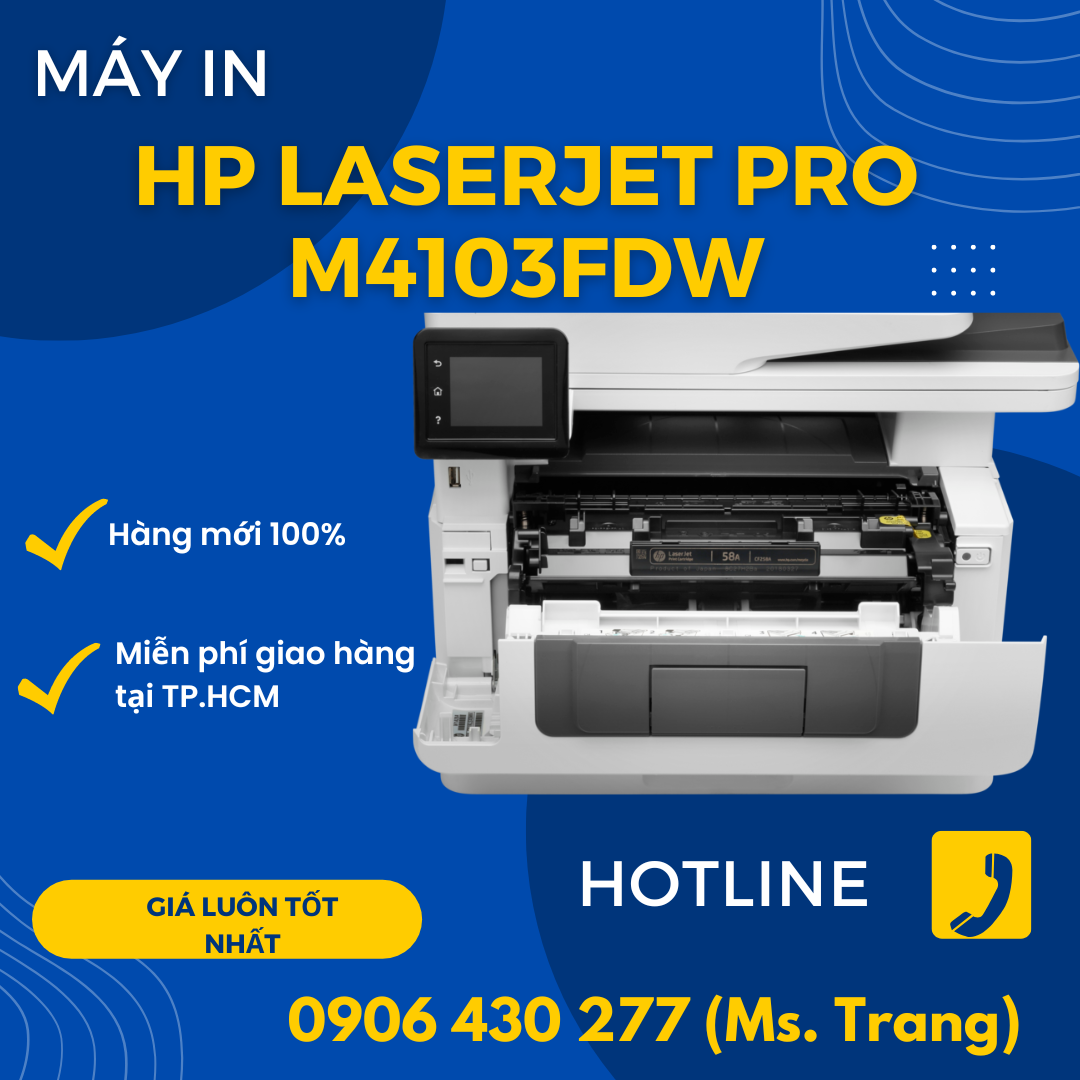 Máy in đa chức năng HP PRO MFP M4103fdw giá rẻ