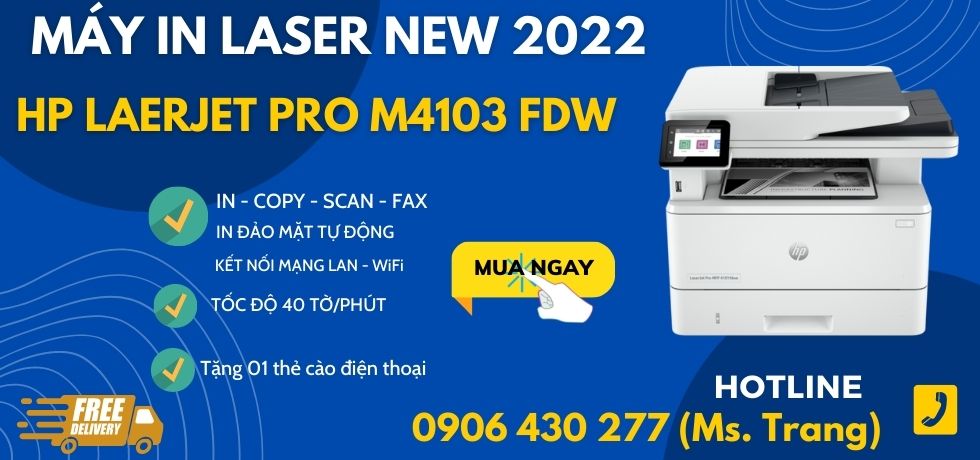 Máy in đa chức năng HP PRO MFP M4103fdw giá rẻ