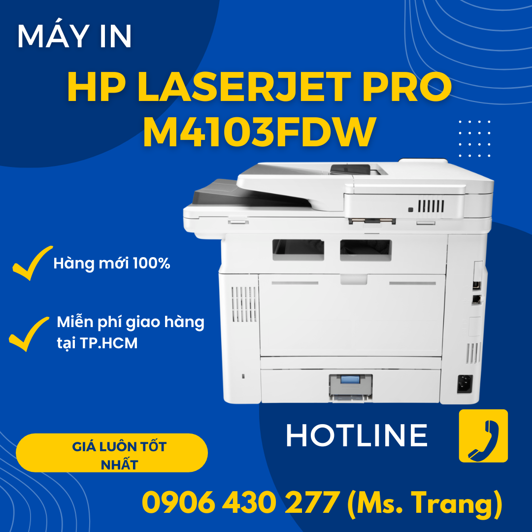 Máy in đa chức năng HP PRO MFP M4103fdw giá rẻ