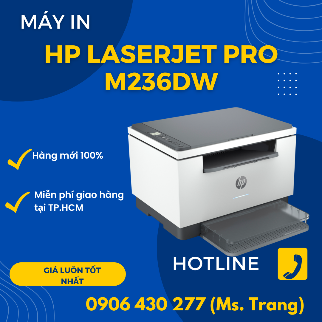 máy in đa chức năng đen trắng hp laserjet pro mfp m236dw giá rẻ