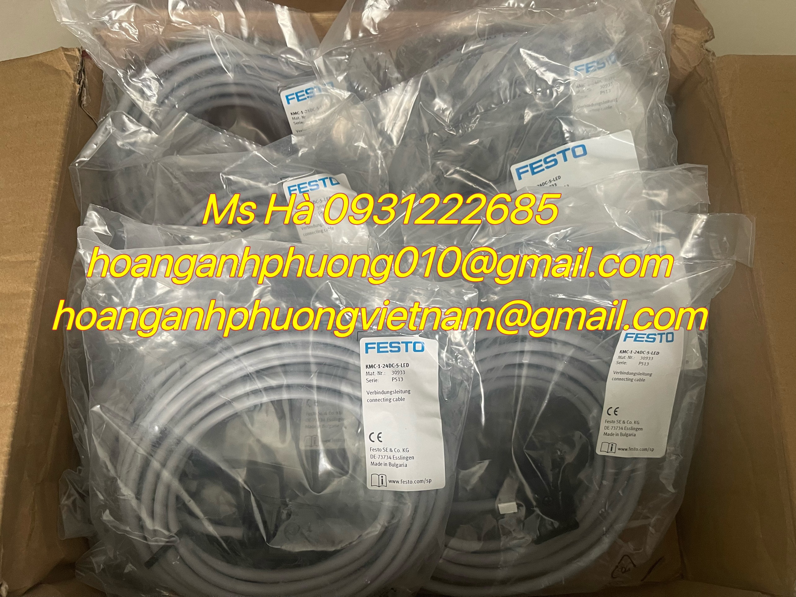 KMC-1-24DC-5-LED festo - chính hãng - cáp kết nối