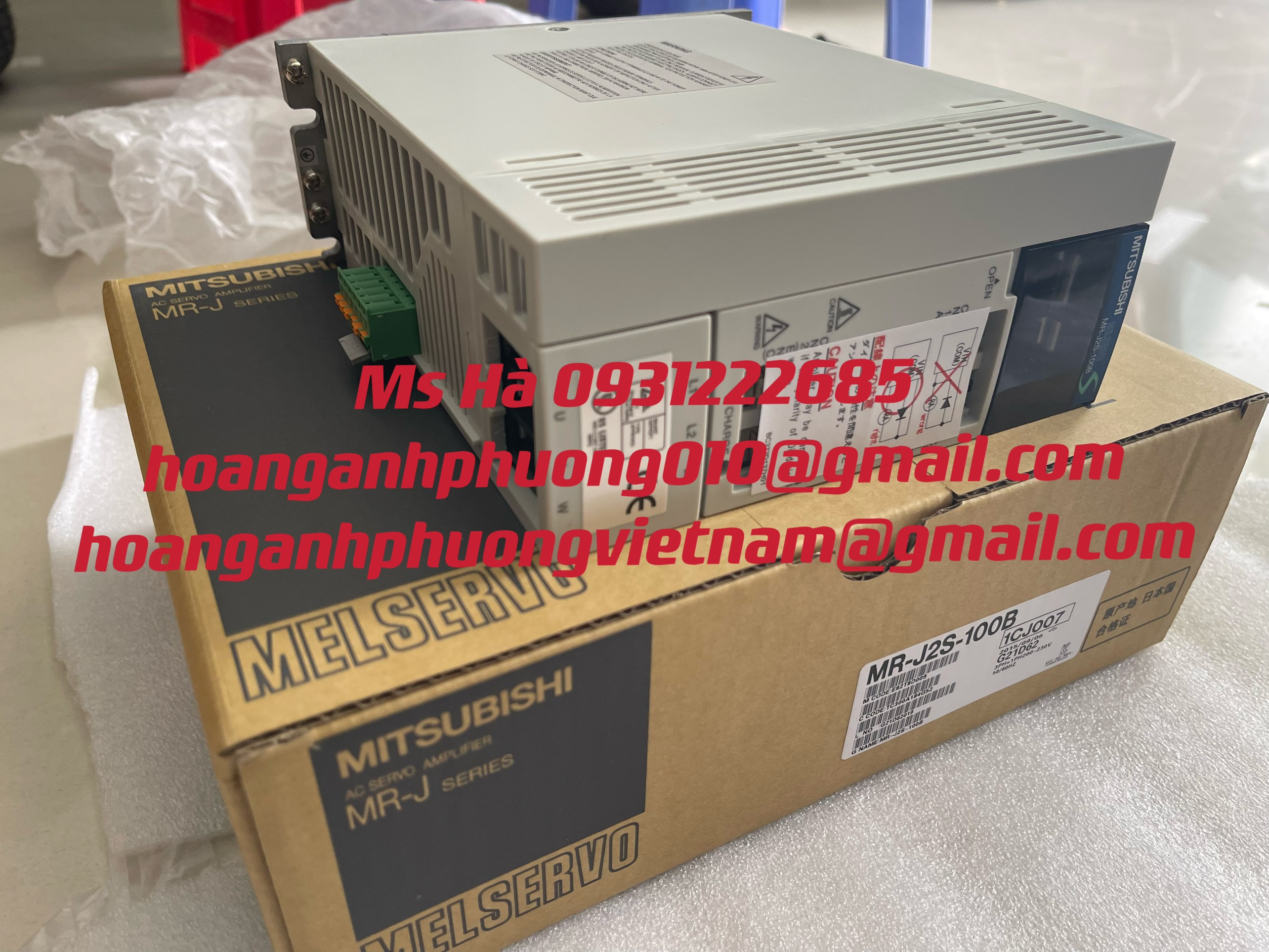 Bộ driver nhập mới 100% mitsubishi MR-J2S-100B