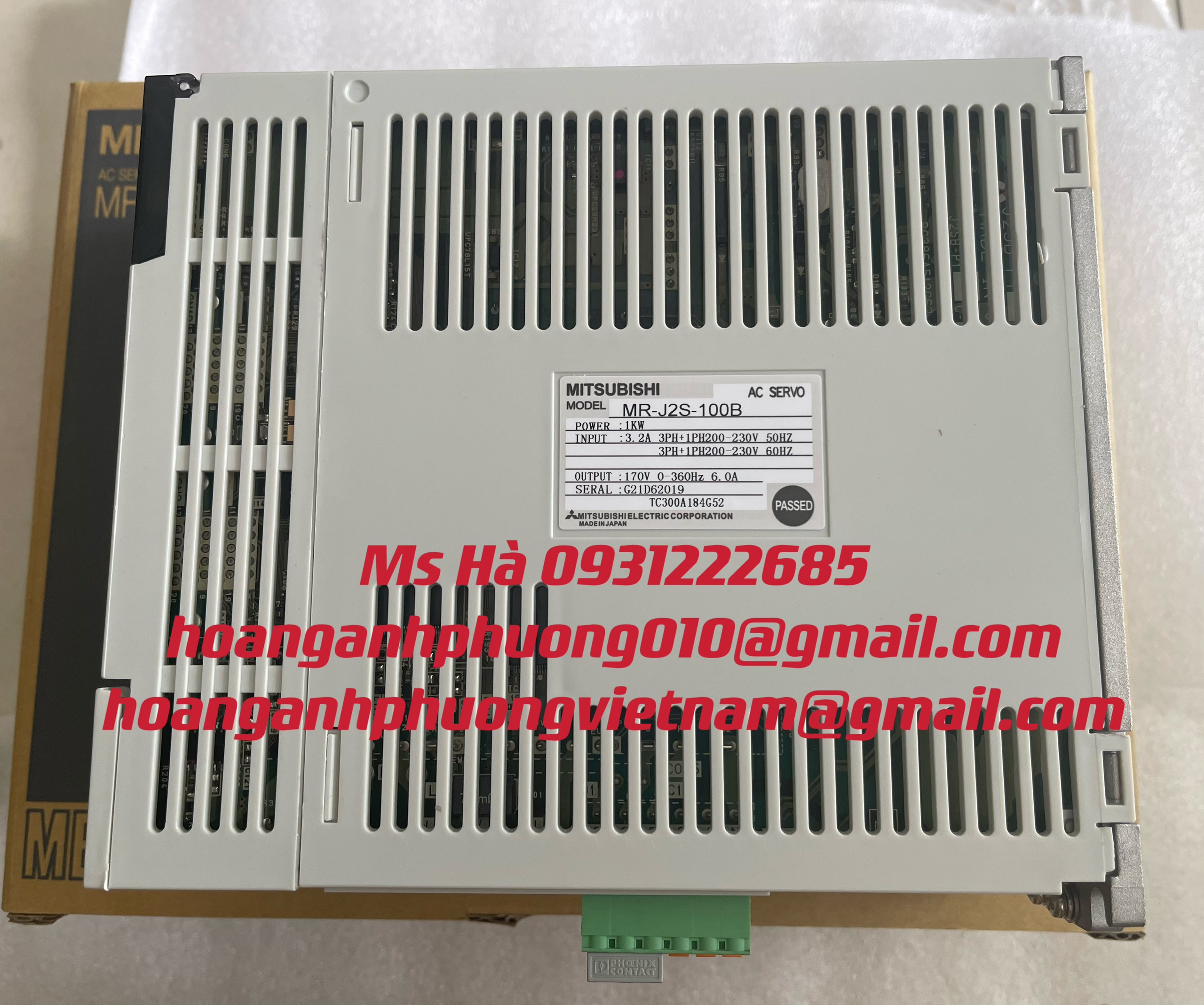 Bộ driver nhập mới 100% mitsubishi MR-J2S-100B