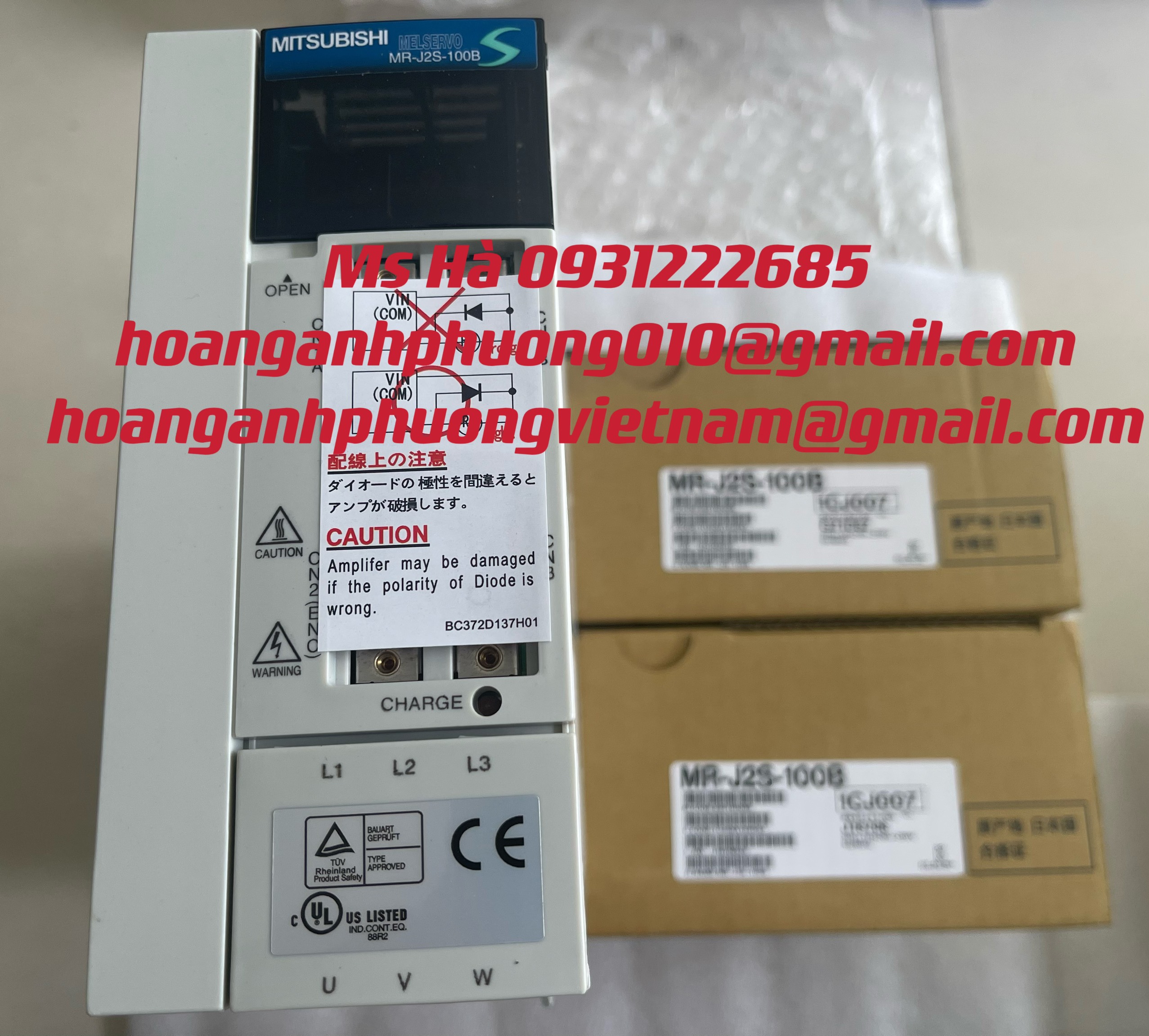 Bộ driver nhập mới 100% mitsubishi MR-J2S-100B