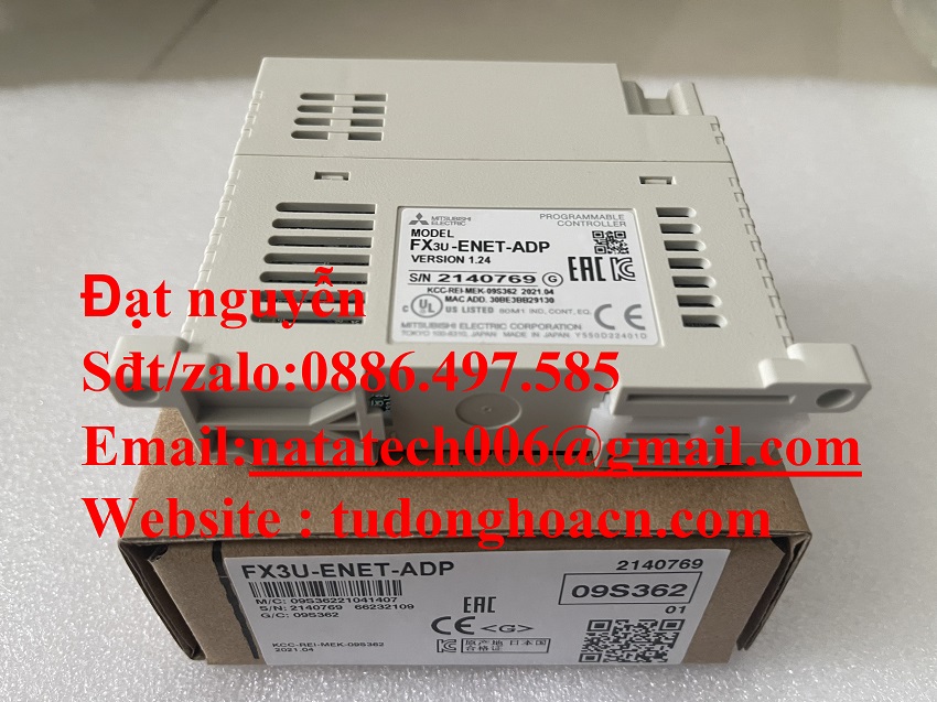 FX3u-ENET-ADP bộ mô đun ENET chính hãng Mitsubishi - Công ty Natatech