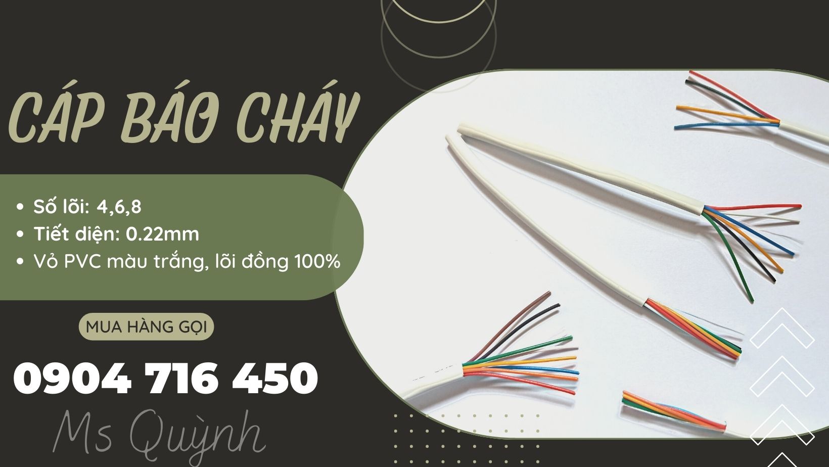 Dây cáp báo cháy lõi đồng tại Đà Nẵng, Hà Nội, Sài Gòn