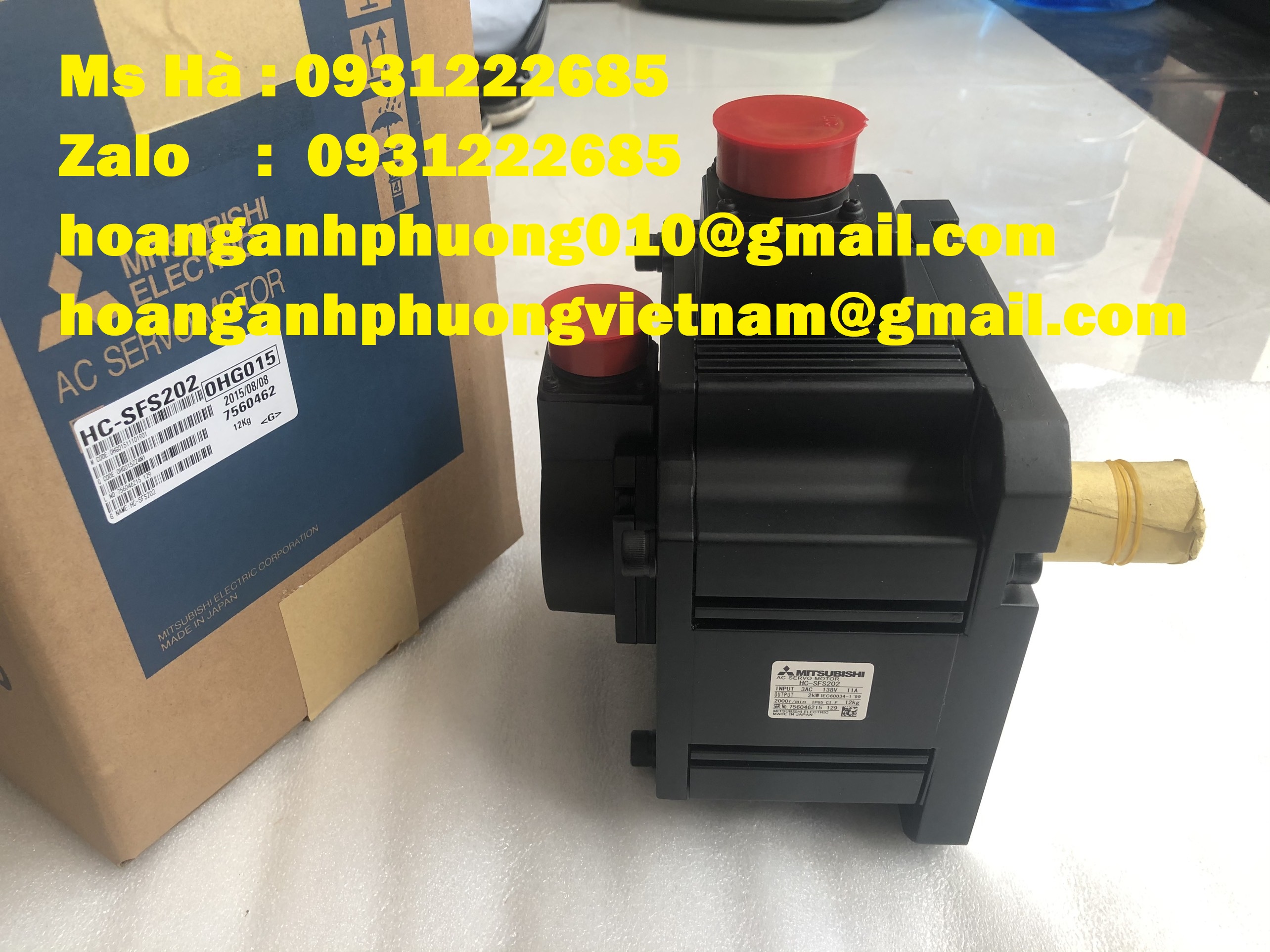 Động cơ mitsubishi chính hãng HC-SFS202, HC-SFS202B