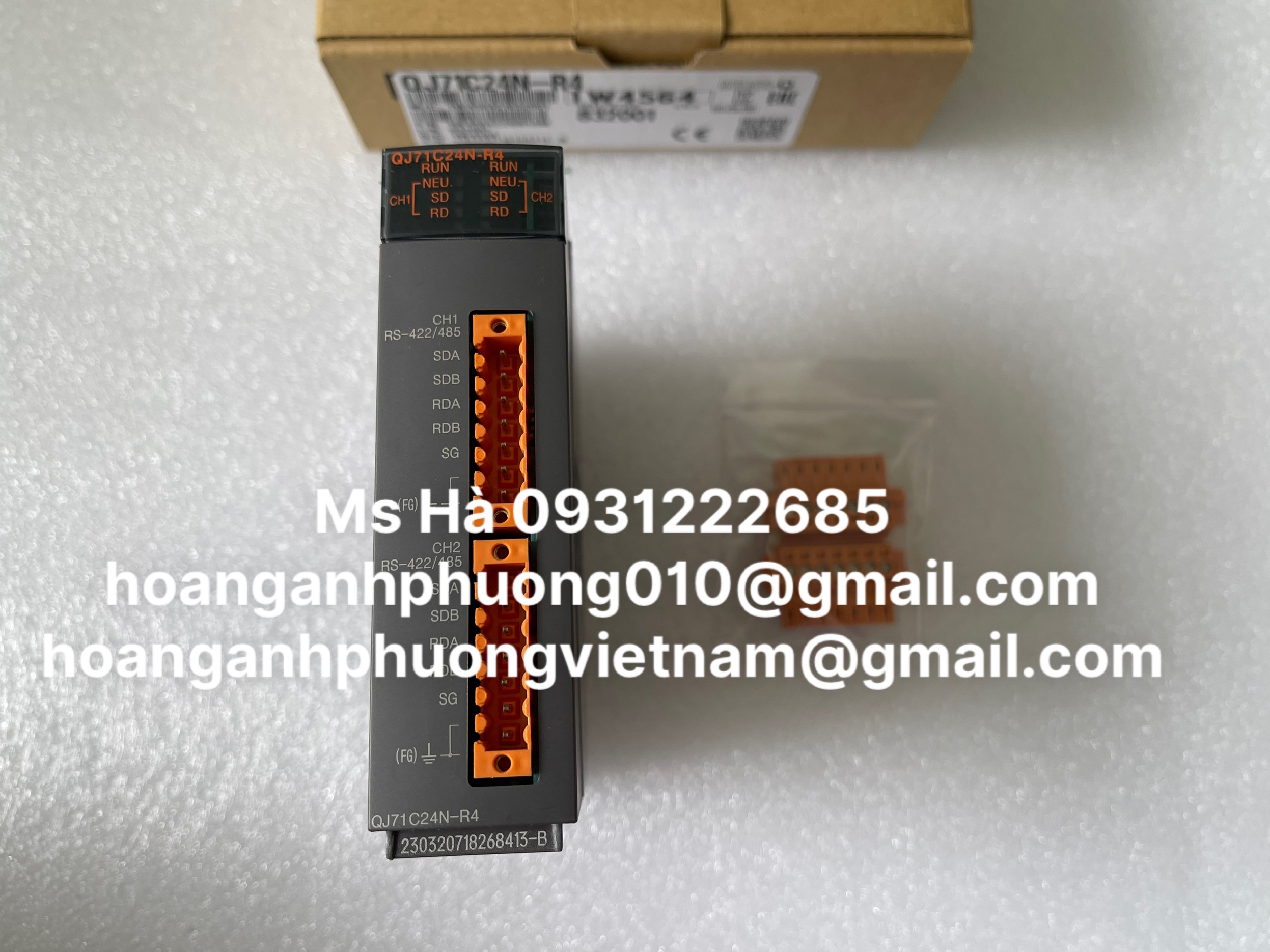 QJ71C24N-R4, mitsubishi, mô đun mạng, bảo hành 12 tháng