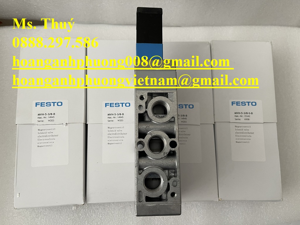 Van điện từ Festo MVH-5-3/8-B  Hàng mới 100%