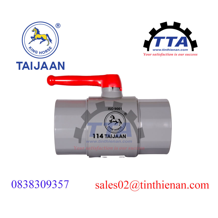 VAN PVC TAY ĐỎ 114 - TAIJAAN - TÍN THIÊN AN