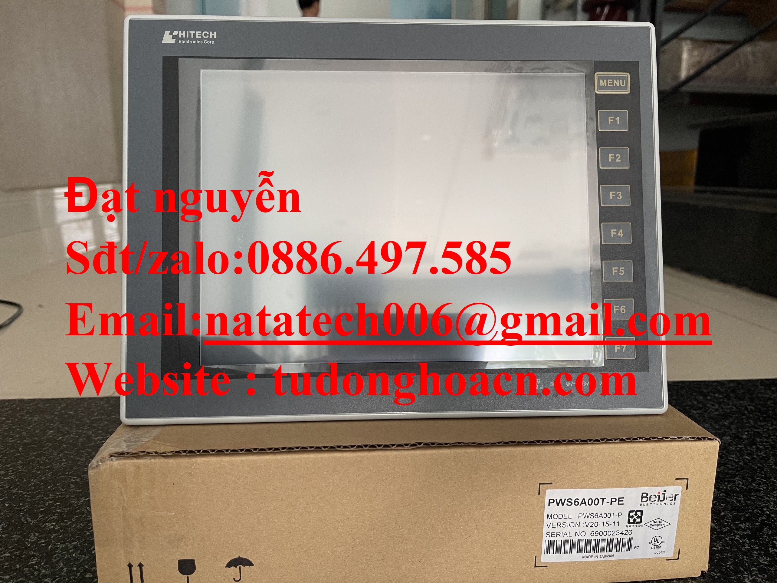 PWS6A00T-P bộ màn hình công nghiệp HMI chính hãng Hitech