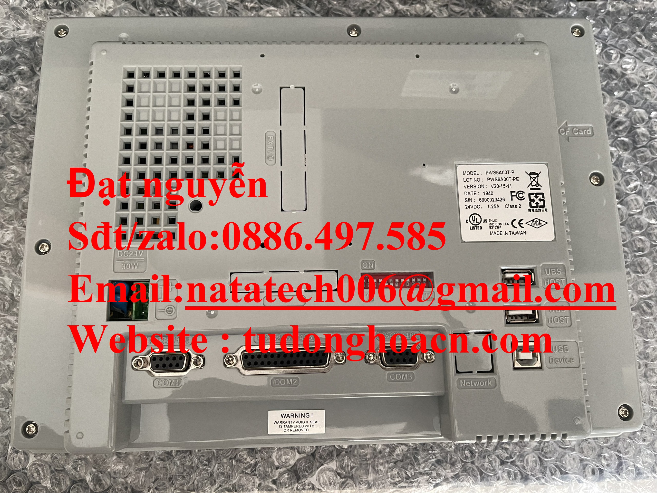 PWS6A00T-P bộ màn hình công nghiệp HMI chính hãng Hitech