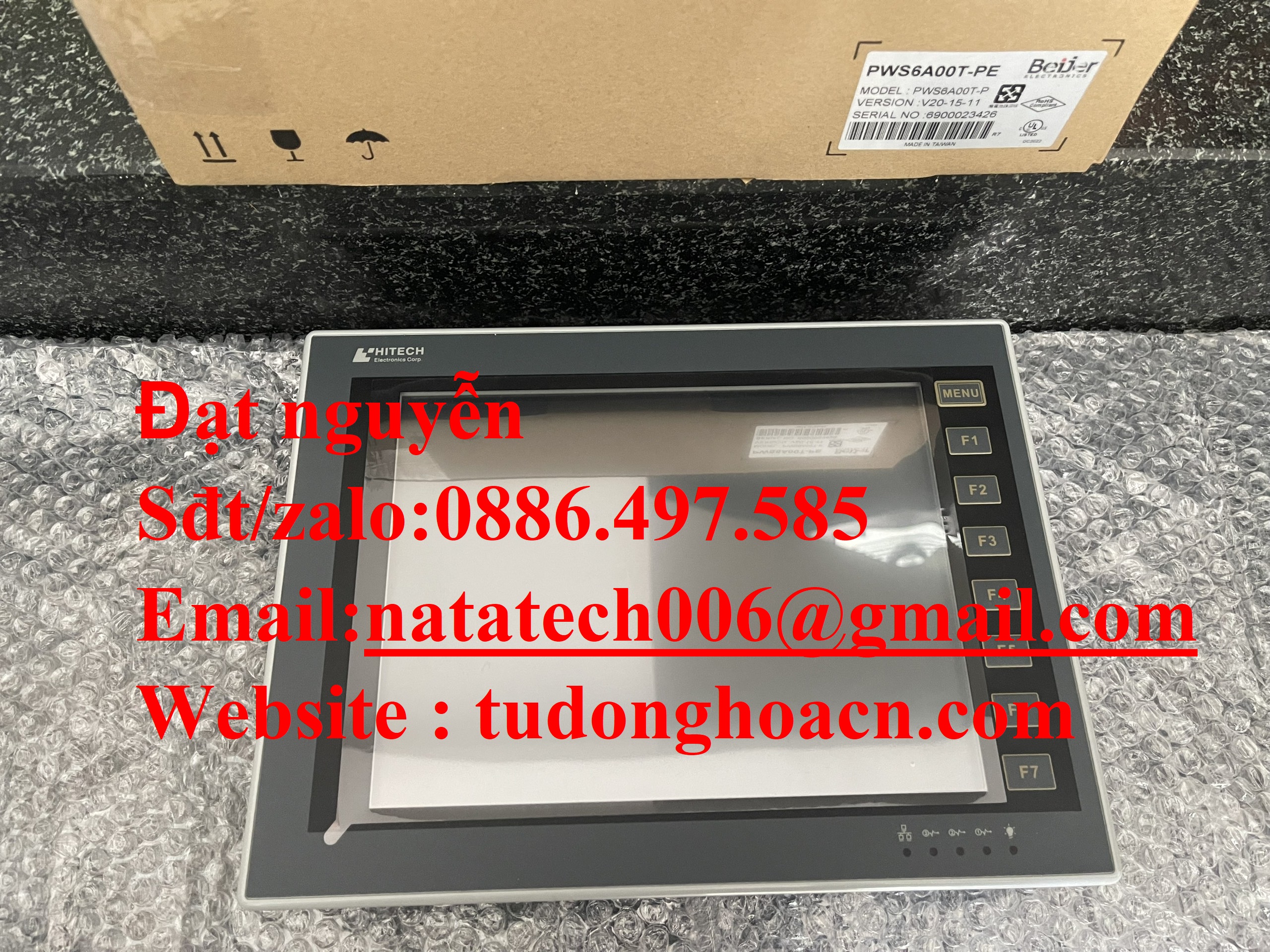 PWS6A00T-P bộ màn hình công nghiệp HMI chính hãng Hitech