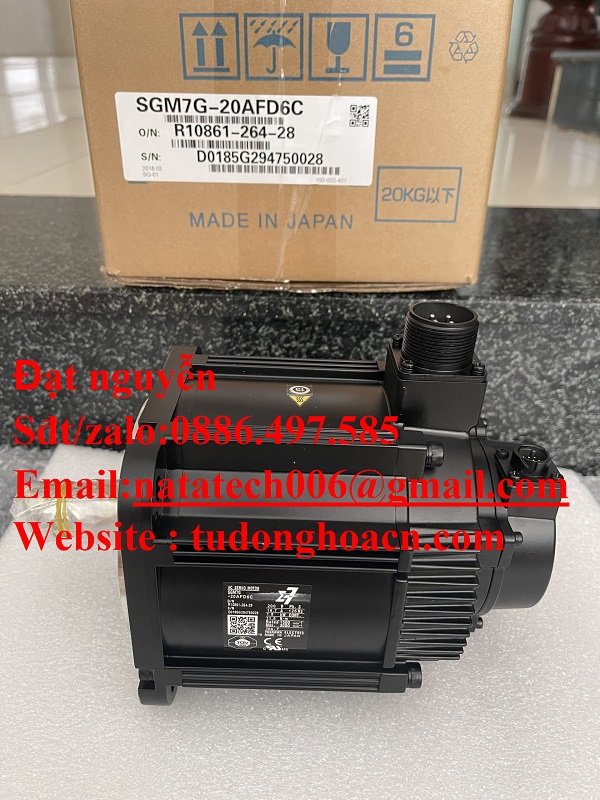 SGM7G-20AFD6C bộ động cơ Yaskawa chính hãng 1.8 kw mới