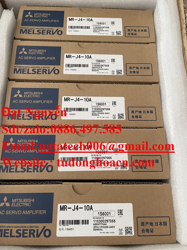MR-J4-10A bộ Mitsubishi driver chính hãng 0.1 kw