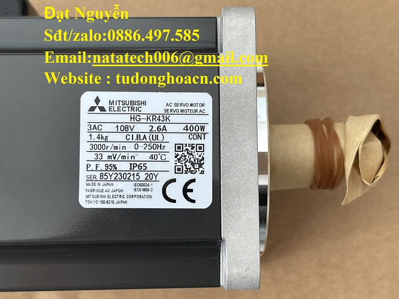 HG-KR43K bộ servo động cơ chính hãng Mitsubishi mới