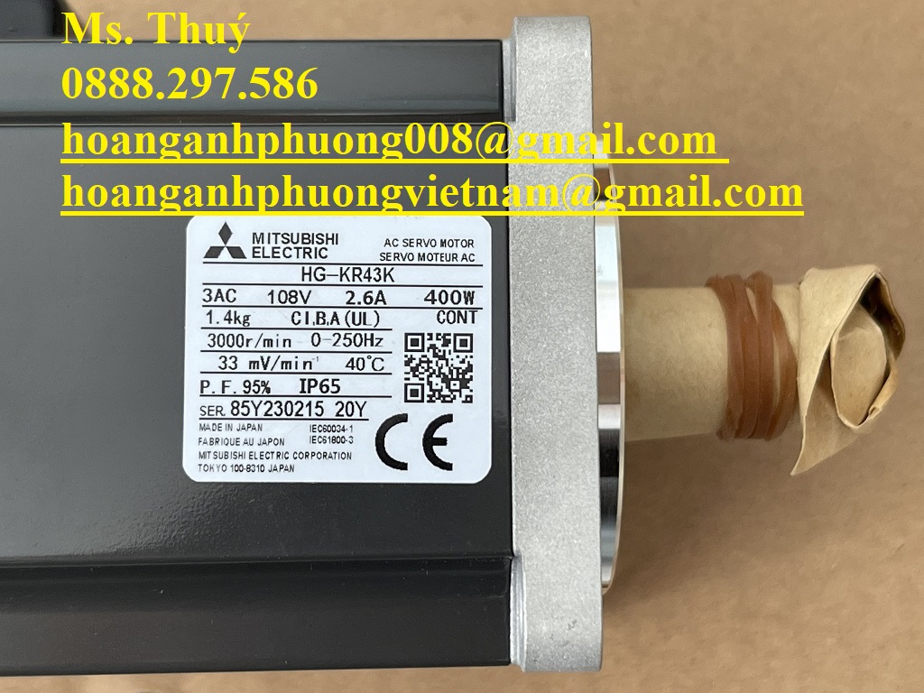 Động cơ Servo HG-KR43K Mitsubishi  Hoàng Anh Phương