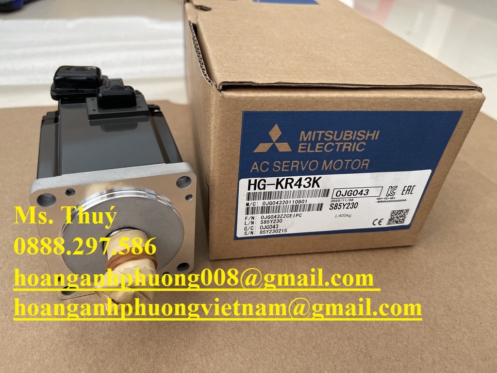 Động cơ Servo HG-KR43K Mitsubishi  Hoàng Anh Phương