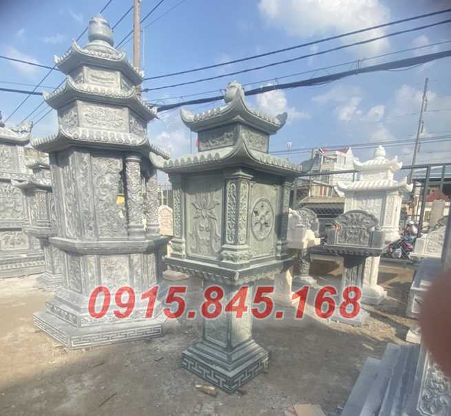 61 mộ tháp bảo đá đơn giản đẹp bán Thái Bình