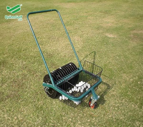 Xe nhặt bóng đẩy tay - giải pháp tiết kiệm và hiệu quả cho sân golf