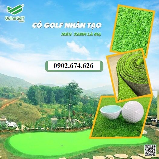 Tạo nên những đường banh chân thật từ cỏ qolf từ Quinngolf