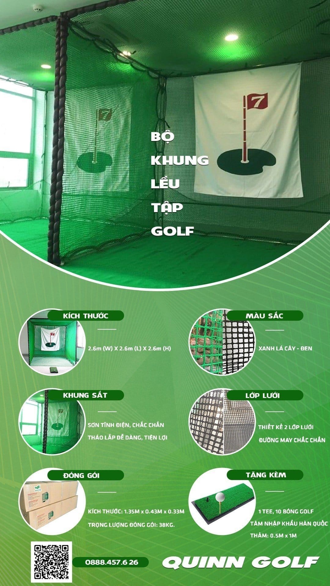 Sân Golf Mini tại nhà - Thiết kế và thi công