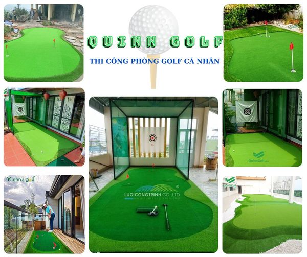 Thiết kế và Thi công phòng tập Golf trong nhà