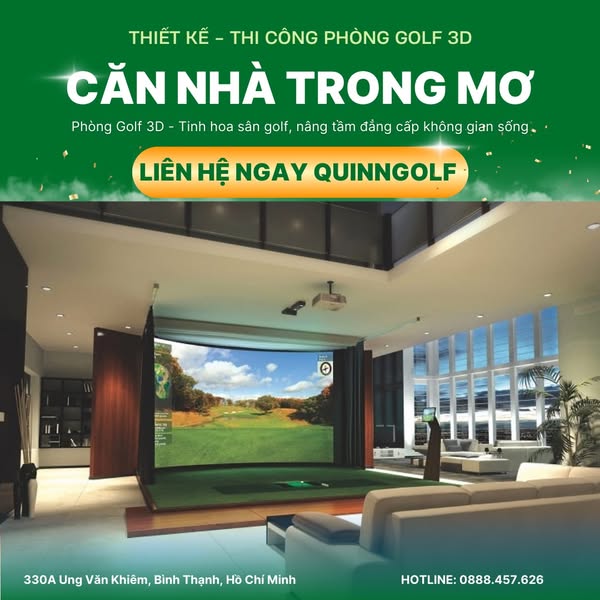 Quinn Golf - Biến ngôi nhà thành thiên đường Golf đẳng cấp