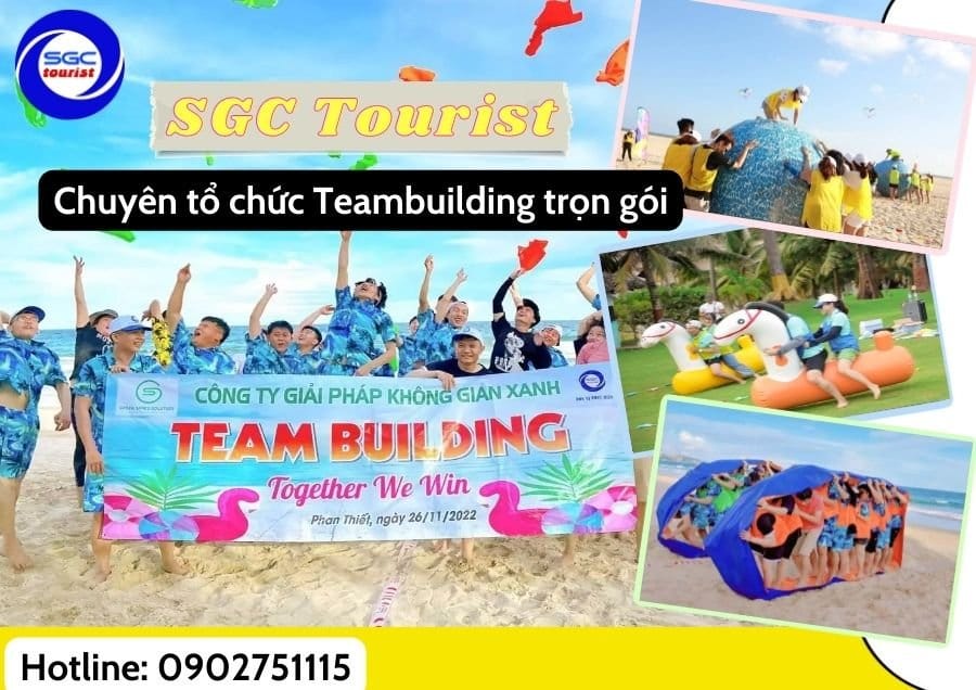 Du lịch kết hợp Teambuilding với những trò chơi sáng tạo, hấp dẫn.