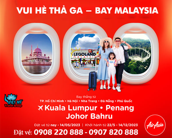 AirAsia ưu đãi vé máy bay đi Lào giá rẻ uy tín