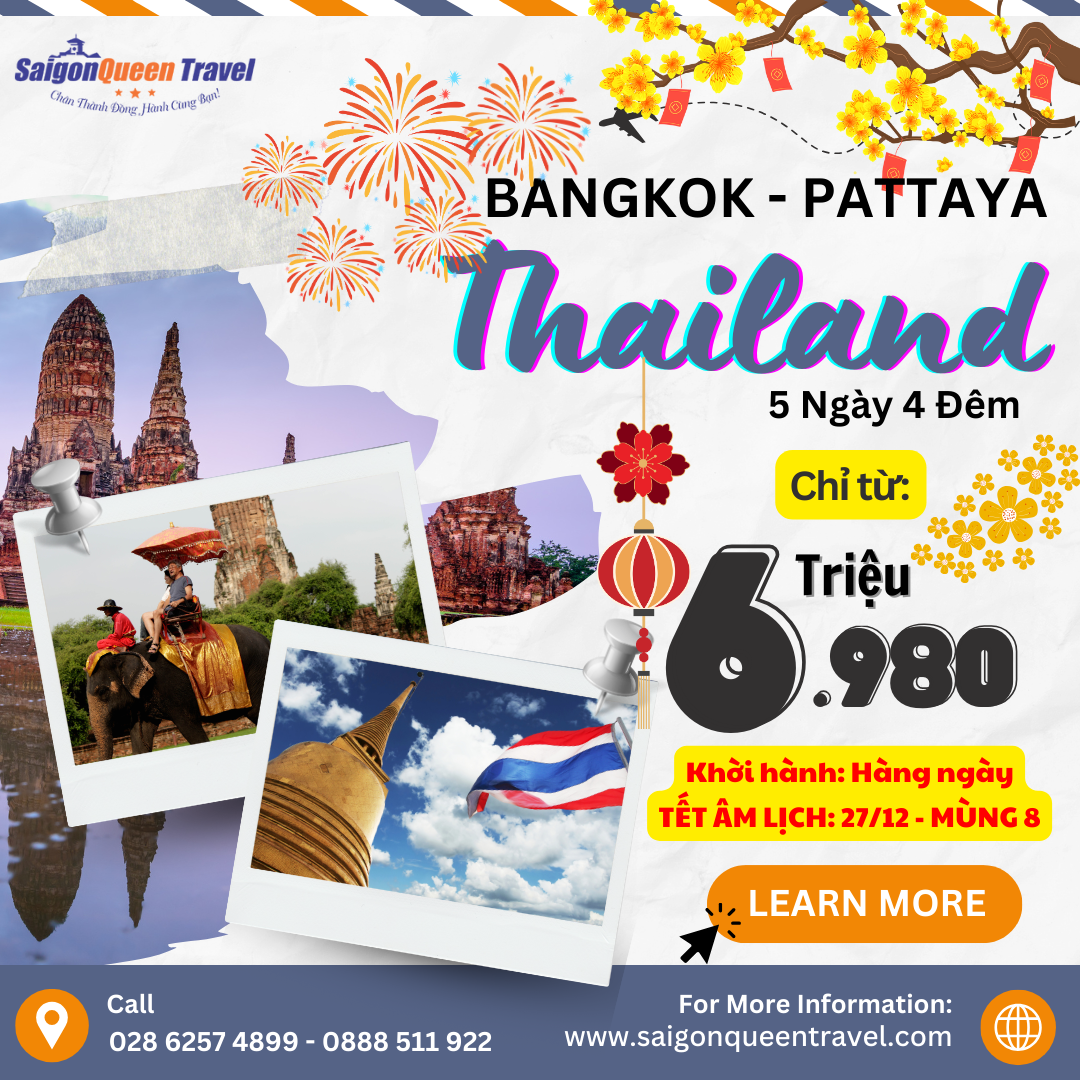 Du xuân Thái Lan Chiang Mai Chiang Rai giá trọn gòi rẻ hơn trong nước