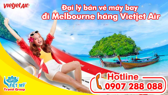 Đại lý bán vé máy bay đi Melbourne hãng Vietjet Air