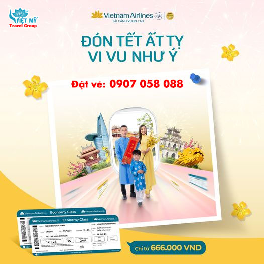 Vé máy bay Đồng giá chỉ từ 666k của Vietnam Airlines