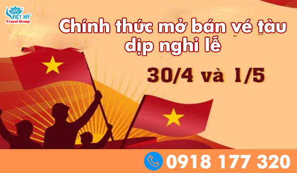 Chính thức mở bán vé tàu hỏa dịp nghỉ lễ 30/4 và 1/5/2025