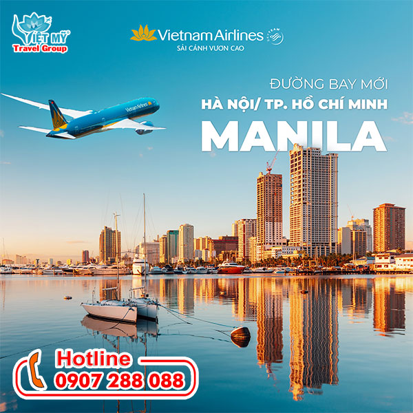 Vietnam Airlines khai trương đường bay thẳng đi Manila