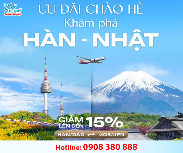 Asiana Airlines ưu đãi vé Chào Hè đi Nhật và Hàn