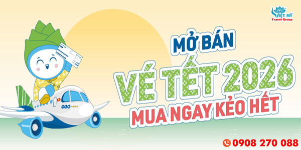 Bamboo Airways mở bán vé máy bay Tết 2026 giá rẻ