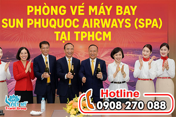 Phòng vé Sun PhuQuoc Airways (SPA) tại TPHCM