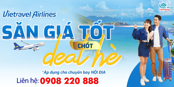 Vietravel Airlines ưu đãi vé máy bay Chào Hè 2026