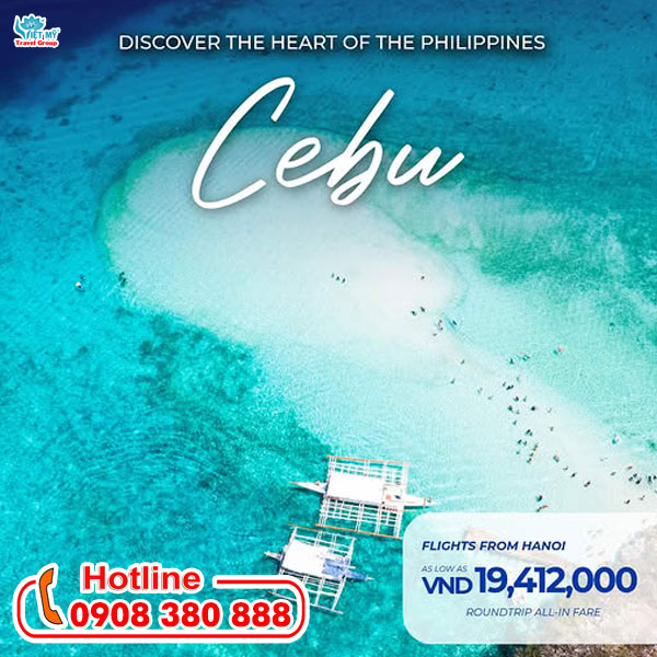 Philippine Airlines ưu đãi vé máy bay Hà Nội - Cebu